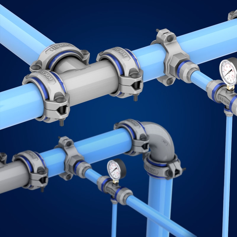 Industrial air pipes